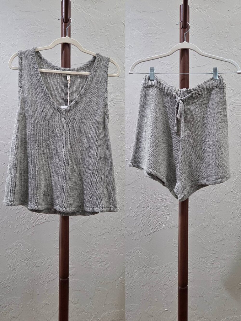 Two-Piece Open Knit‎ Lounge Set